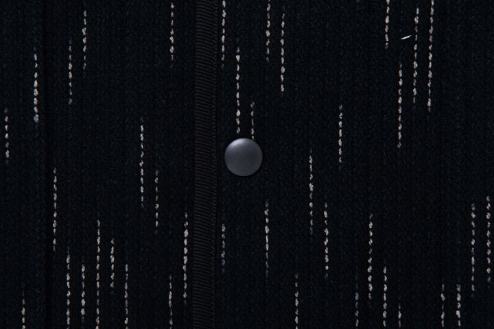 4616 Kasuri Dyed Beach Cloth Jacket,BLACK, medium image number 6