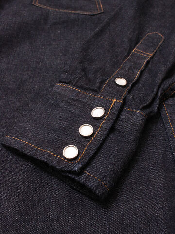 TCB Ranchman Shirt (Denim) 8.5oz Denim Western Shirt,, small image number 5