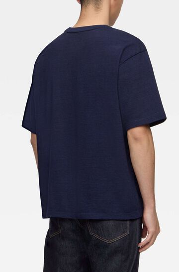MXTS1040 YARN DYED SHORT SLEEVE POCKET T-SHIRTS,INDIGO, small image number 2