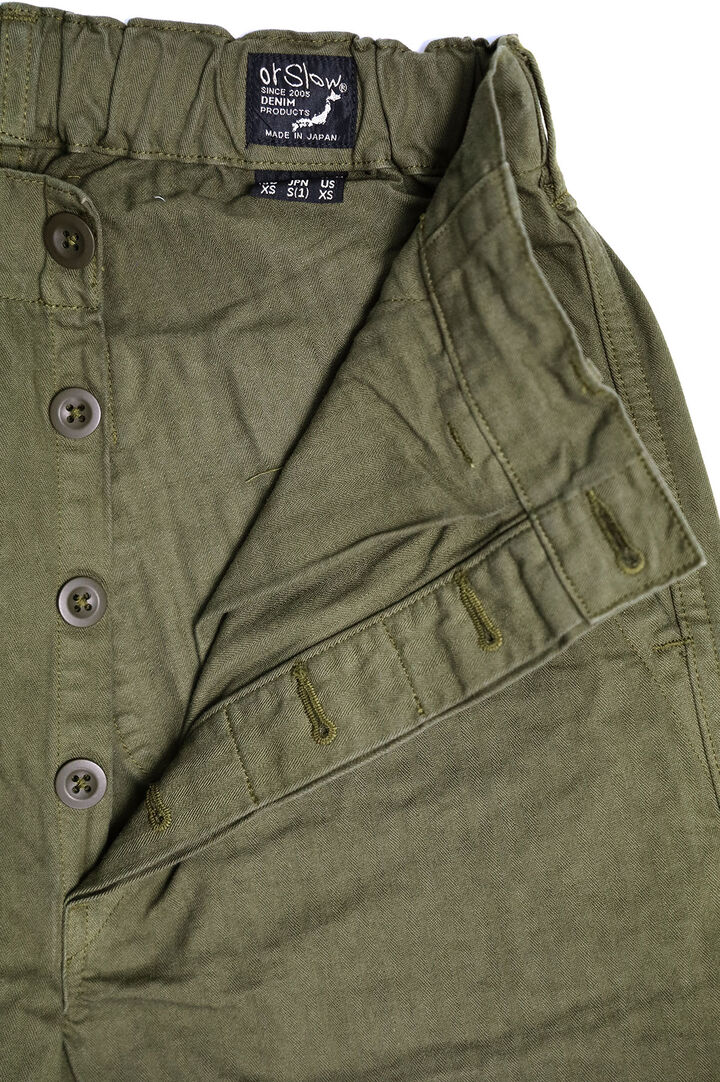 03-5011 WIDE FIT FRENCH WORK PANTS (76 Army Green),, medium image number 3