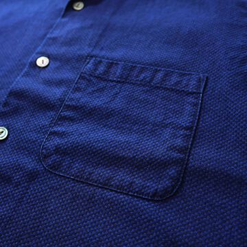 F3500 INDIGO SASHIKO HOLIDAY SHIRT,, small image number 2