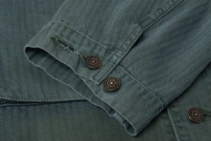 【Pre-Order】4673 Indigo Green Military Jacket,INDIGO GREEN, medium image number 6