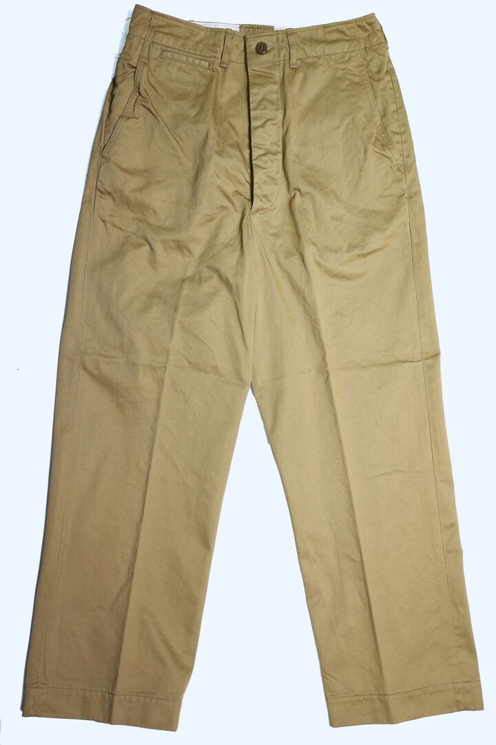 03-V5361 VINTAGE FIT ARMY TROUSERS (41 Dark Khaki),, medium
