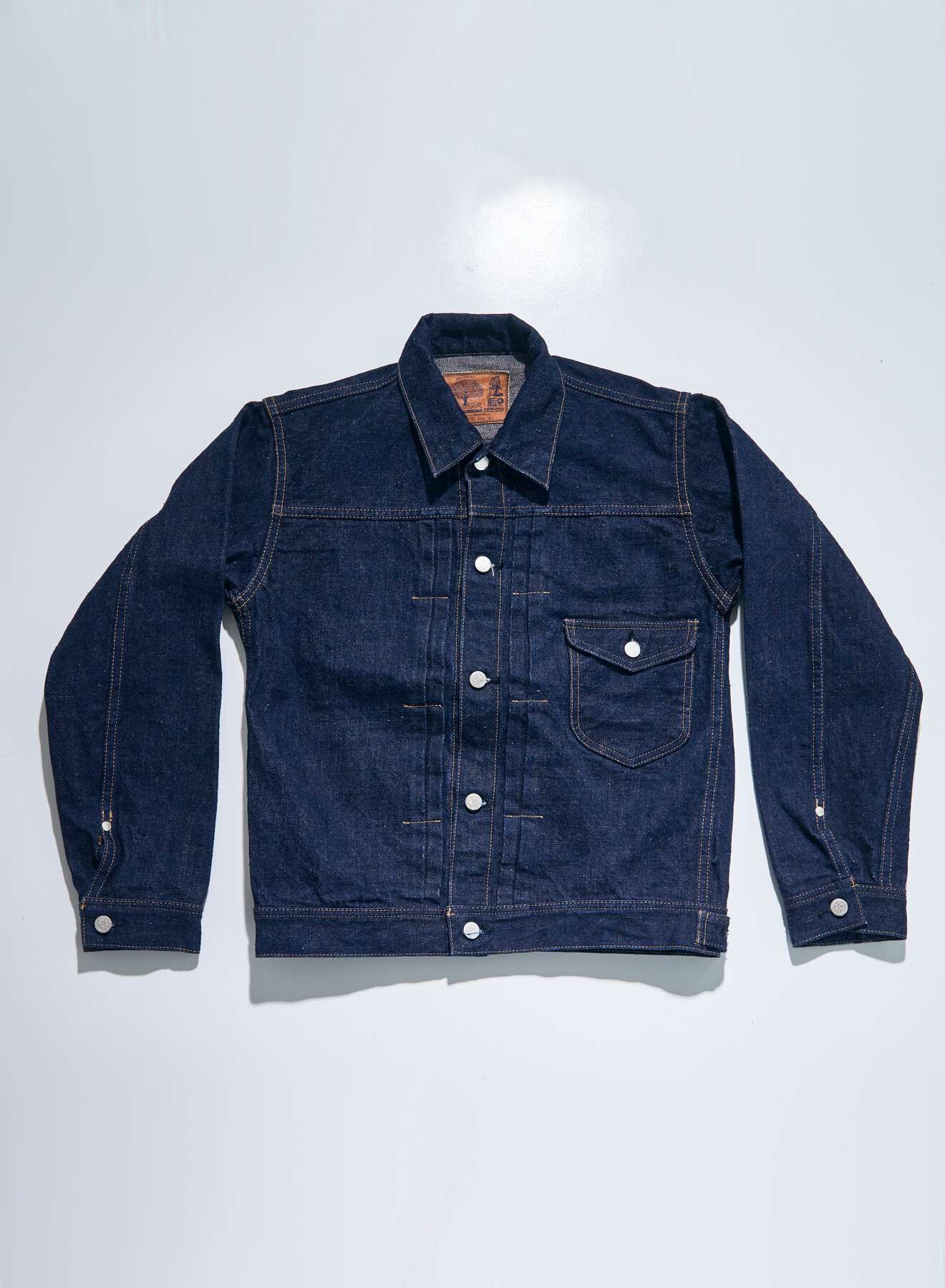 S101AX-SAKURA 18oz Indigo + Sakura Denim Jacket | Samurai