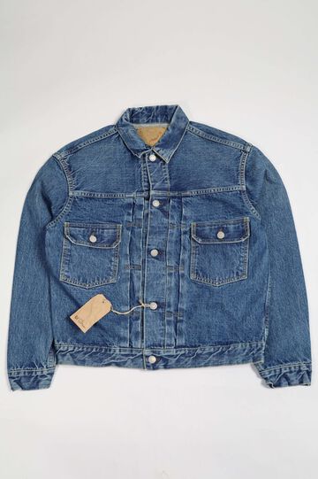 01-6002 2nd type 50's denim jacket Used Wash (2 YEAR WASH),, small image number 0