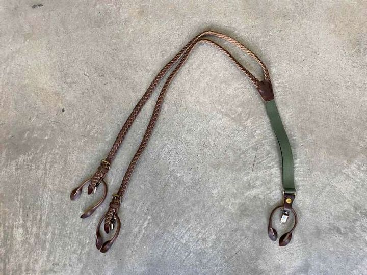 GZ-MLS Leather Suspenders (Chromexcel),BROWN, medium image number 0