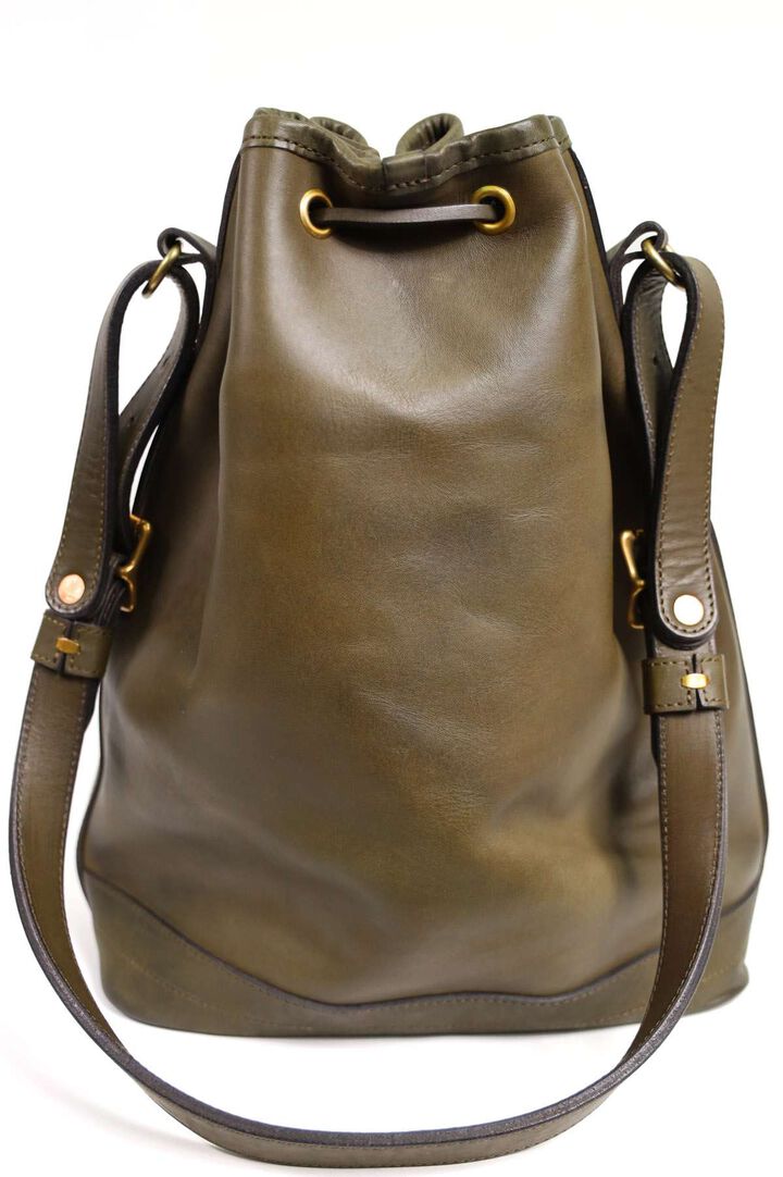 VS-213L LEATHER WANDER PURSE BAG,OLIVE, medium image number 1