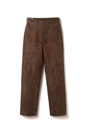 【Pre-Order】1940 13oz Hand-Dyed Kakishibu-zome Duck Pants Wide Straight,KAKISHIBU, small image number 0