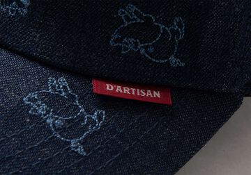 D7565 All-Over Pattern Denim Cap,DENIM, small image number 1
