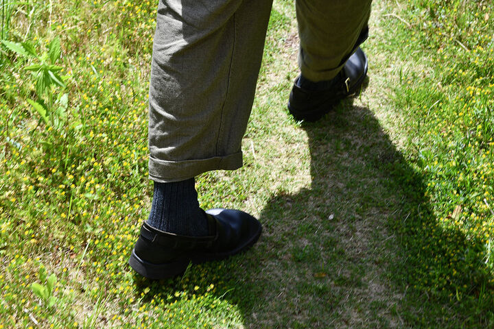 NK0901 Luxury Cotton Rib Socks,DENIM, medium image number 9