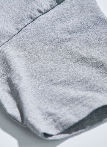 SJST-M HEAVY WEIGHT COTTON PLAIN T-SHIRT,GREY, small image number 2
