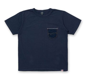 8161A Denim Pocket Print T-shirts,WHITE, small image number 6