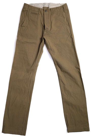 ONI737-SVC  9.5oz Selvedge Chino Trousers,KHAKI BEIGE, small image number 7