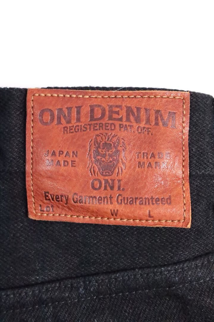 ONI-622ZR-BK 20oz Secret Black Denim Relax Tapered,, medium image number 4