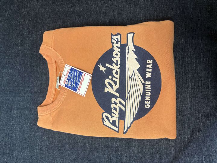 BR69507 FREEDOM SLEEVE SWEAT BUZZ RICKSON'S,GRAY, medium image number 6