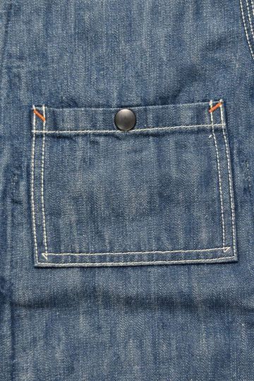 Lot. 888 10oz Military Denim Coverall (Used wash),, small image number 4