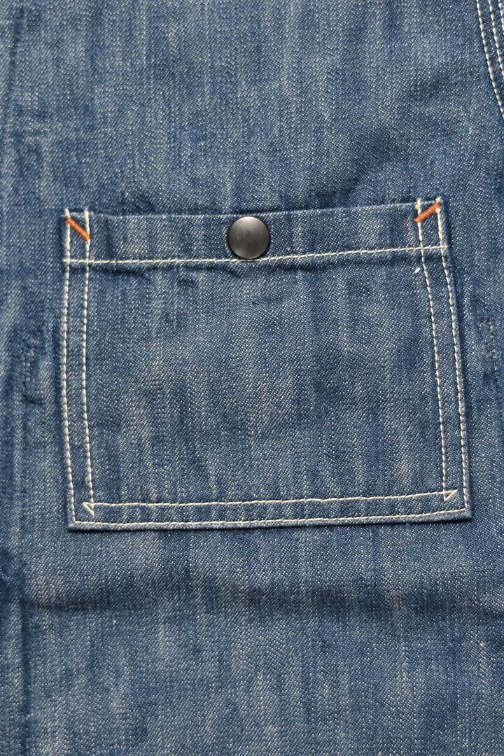 Lot. 888 10oz Military Denim Coverall (Used wash),, medium image number 4