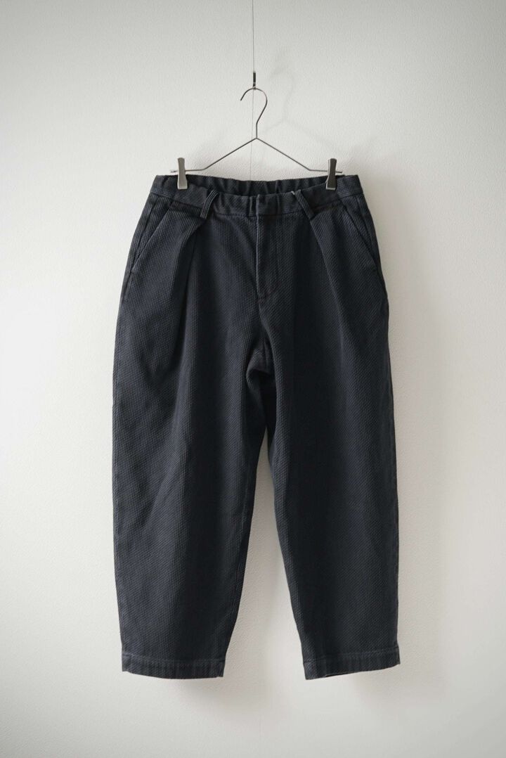 245PT08 Sashiko / W-Tuck Pants (SUMI+INDIGO),, medium