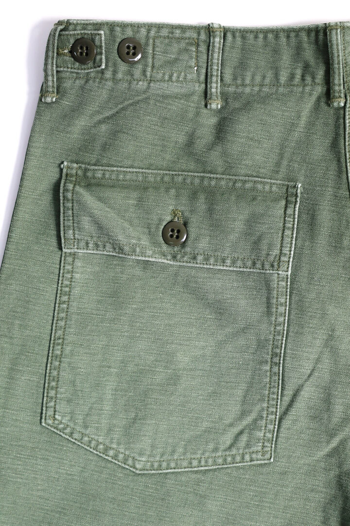 01-5002-216 US ARMY FATIGUE PANTS USED WASH (REGULAR FIT),GREEN USED, medium image number 4