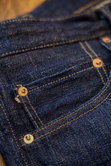 ONI-679KIWAMI 16oz Natural Indigo Mid Rise Spike-One Wash-30,, small image number 10