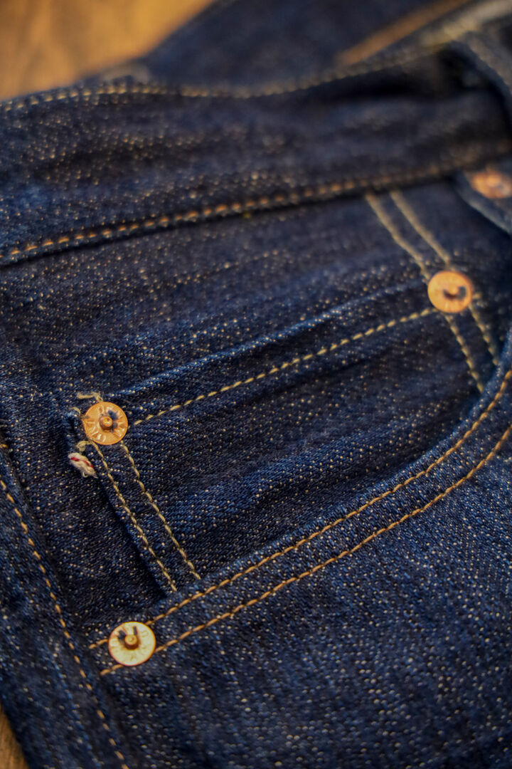 ONI-679KIWAMI 16oz Natural Indigo Mid Rise Spike-One Wash-30,, medium image number 10