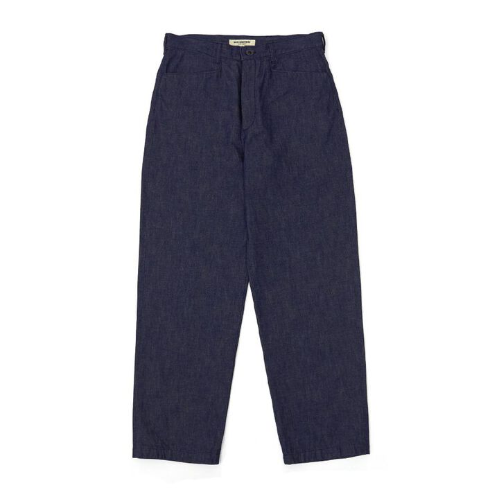 F0531 ZIMBABWE 10oz DENIM FRISKO PANTS WIDE TAPERED,, medium