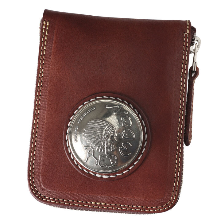 PR-LP01GM (REDMOON) Short Wallet (3 COLORS),SADDLELEATHER DARKBROWN, medium image number 0