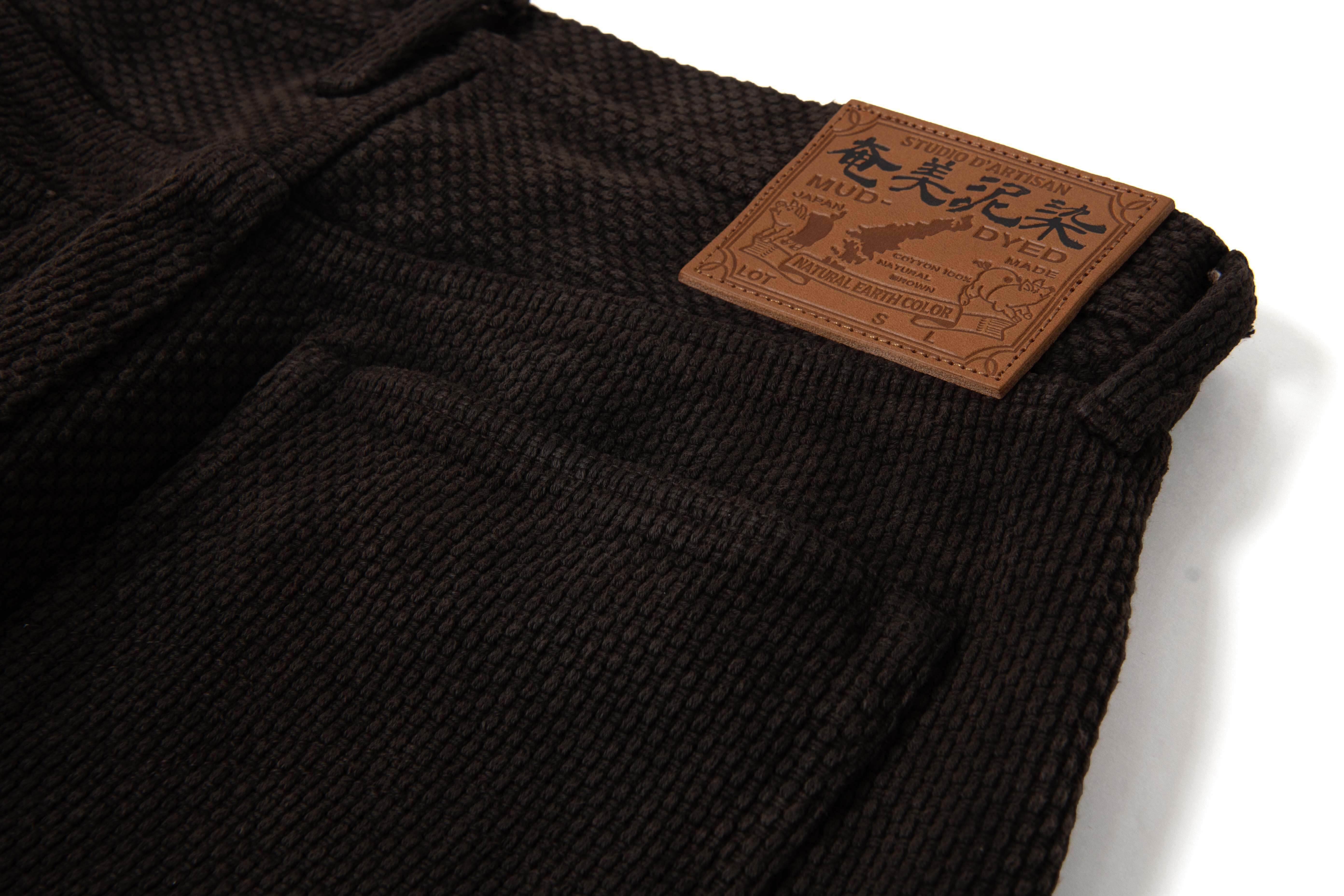 DENIMIO | 1914 17oz Amami Mud Dyed Sashiko Jeans
