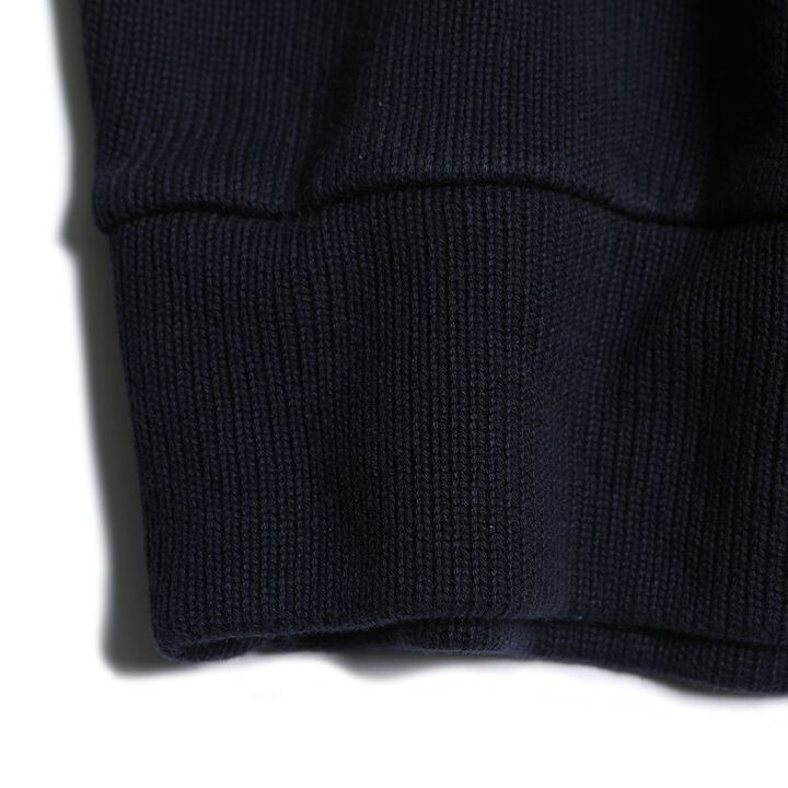 TR24AW-203 Naval High Neck Long Sleeve Shirt,BLACK, medium image number 8