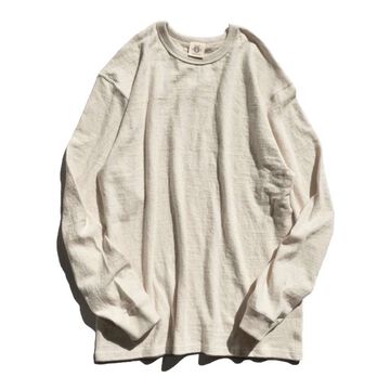 SJSLT-SC01 "Samurai Cotton Project" Long Sleeve Shirt-DARK KURI-XL,DARK KURI, small image number 1