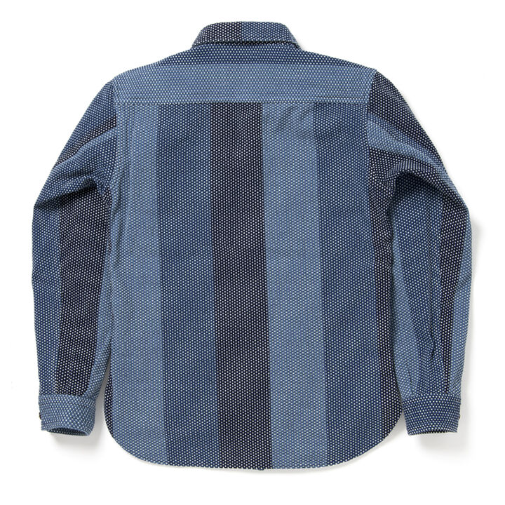 5658 KATSUO SASHIKO SHIRT-B-36,B, medium image number 2