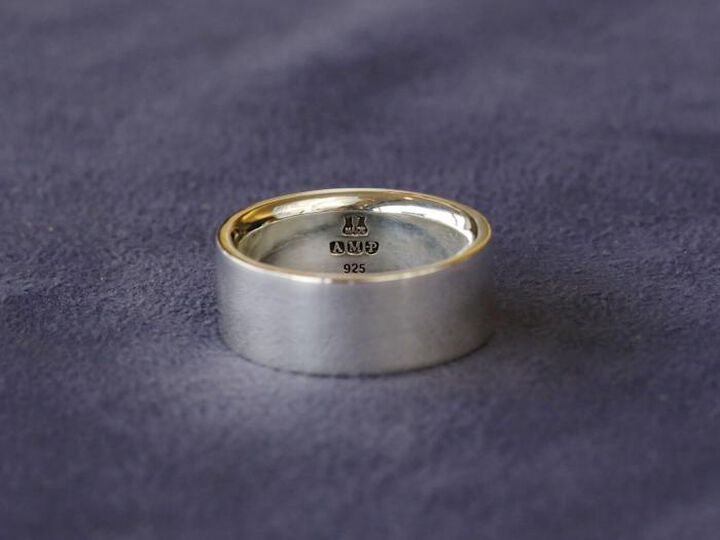 HYJK-210 Flat Silver Diamond Ring,, medium image number 2