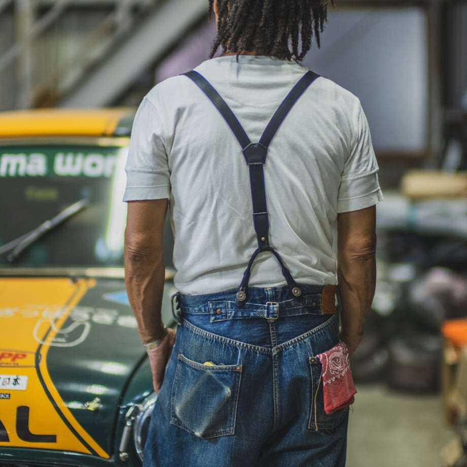 DENIMIO | TCB Leather Suspenders