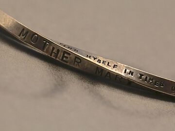 13AJ-381 Stamped & Twisted Bangle -Thin-,, small image number 1