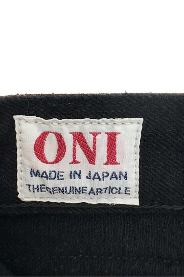 ONI288CCD-BKBK 15oz Crushed Concrete Denim Black x Black Kabuki Selvedge Regular Straight,, small image number 11
