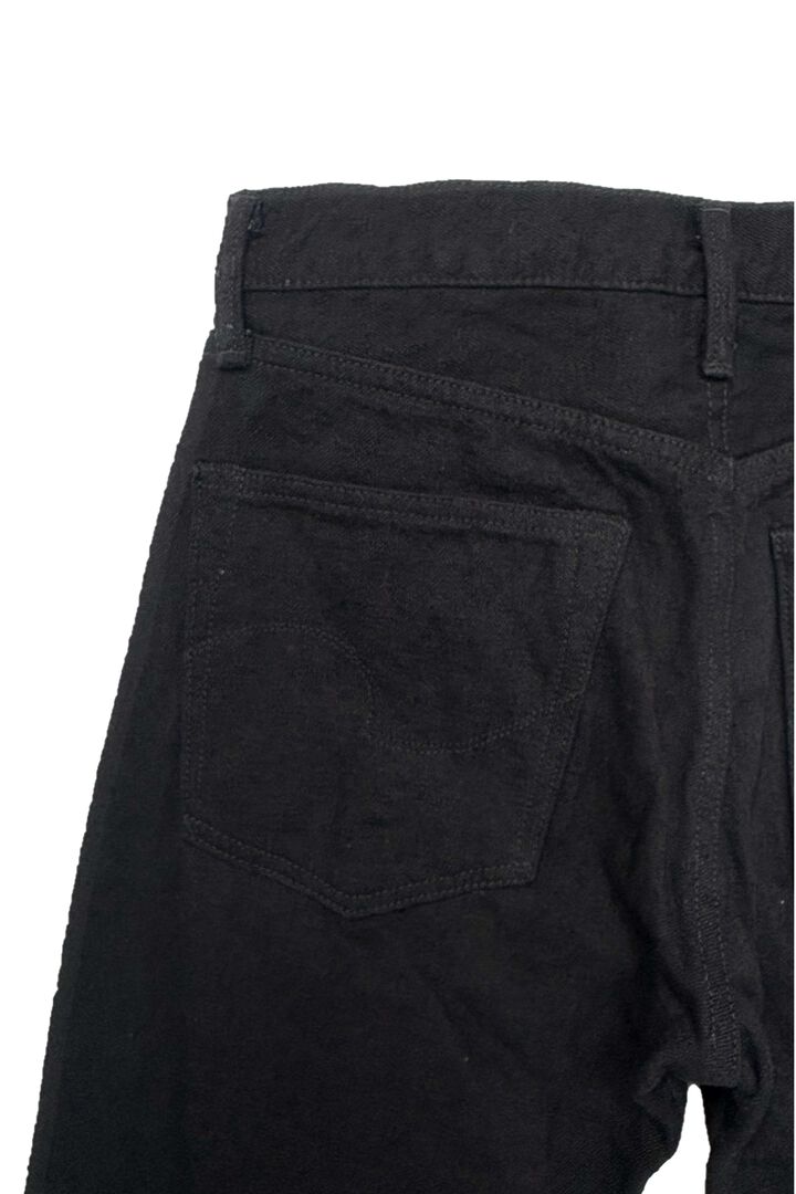 ONI246CCD-BKBK 15oz Crushed Concrete Denim Black x Black Kabuki Selvedge  Neat Straight,, medium image number 3