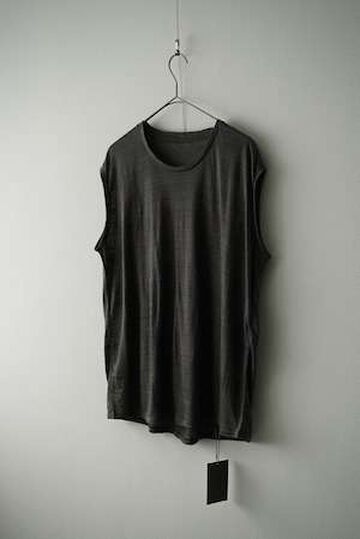 CAP709CS16 Feather Linen Jersey / Loosey Tank_Top-Ⅱ (SMOKE GRAY),GRAY, small image number 1