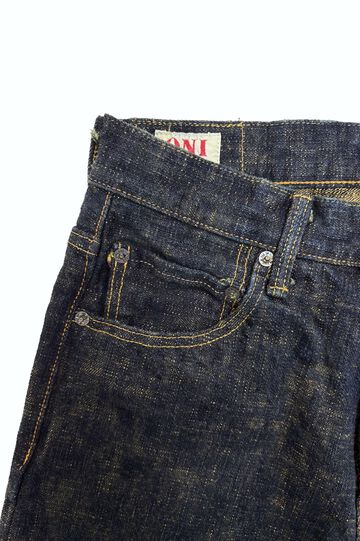 ONI-277Bumpy-黄土 (Yellowish Brown) 17oz Bumpy Denim Just Right Straight,, small image number 4
