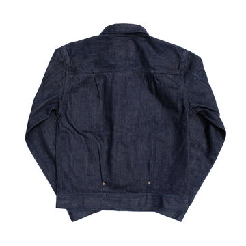 2705 15oz Button Jacket Garage Denim Dark Indigo,, small image number 1