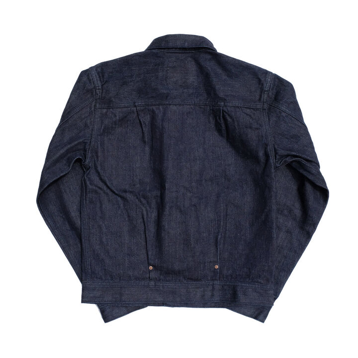 2705 15oz Button Jacket Garage Denim Dark Indigo,, medium image number 1