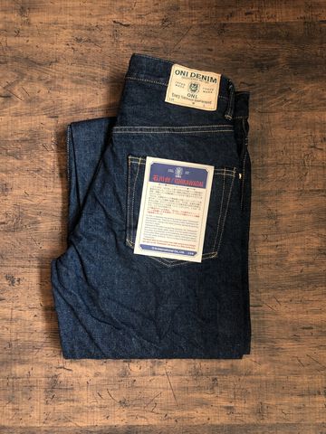 【Restock】ONI200-Ishikawadai 15oz Ishikawadai Denim Wide Straight,, small image number 0