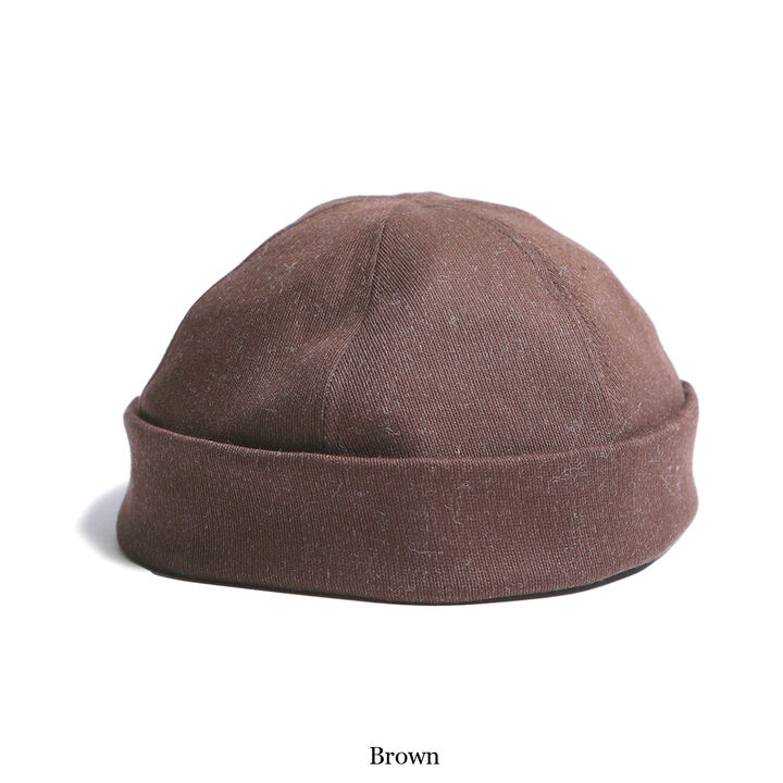 TR23AW-704 Kemp Brimless Cap (BLACCK, BROWN),, medium