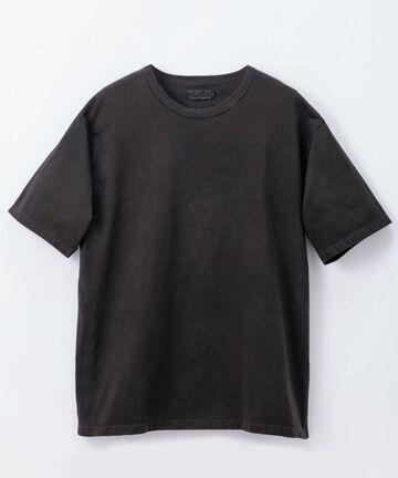 MXTS1003 ZIMBABWE COTTON NATURAL DYEING S/S T-SHIRTS,BLACK, small image number 0