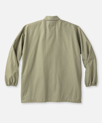 JJK1000M31 M43 VAT DYE BACK SATIN JACKET-OLIVE-XL,OLIVE, small image number 1