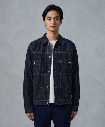 MXOT1104 13OZ SELVEDGE DENIM DOUBLE POCKET JACKET,INDIGO, small image number 1