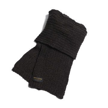 TR24AW-801 Low Gauge Knit Muff (BLACK, BROWN, GRAY),BROWN, small image number 7