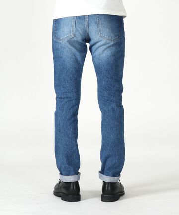 J201 MID 14.8oz American Cotton Vintage Wash Tapered (ONE WASHED),, small image number 4