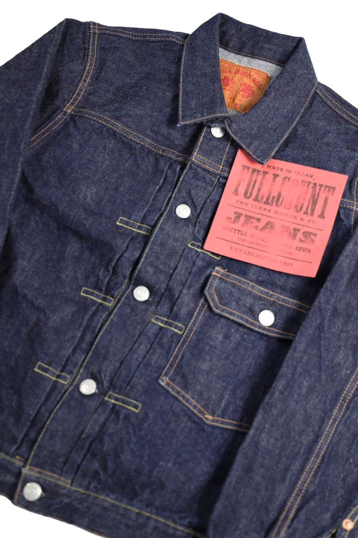 2107W-20 13.7oz Type 1 Denim Jacket (One Wash)-One Wash-42,, medium image number 3