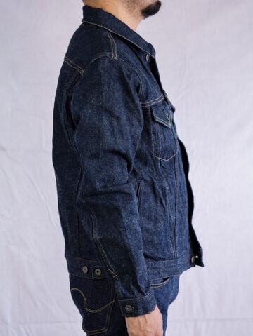 ONI-02527P-ZR 20oz Secret Denim 3rd Type Jacket with handwarmers,, small image number 2