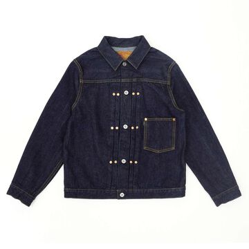 F2432 14.75OZ SELVEDGE GARAGE DENIM JACKET,, small image number 0